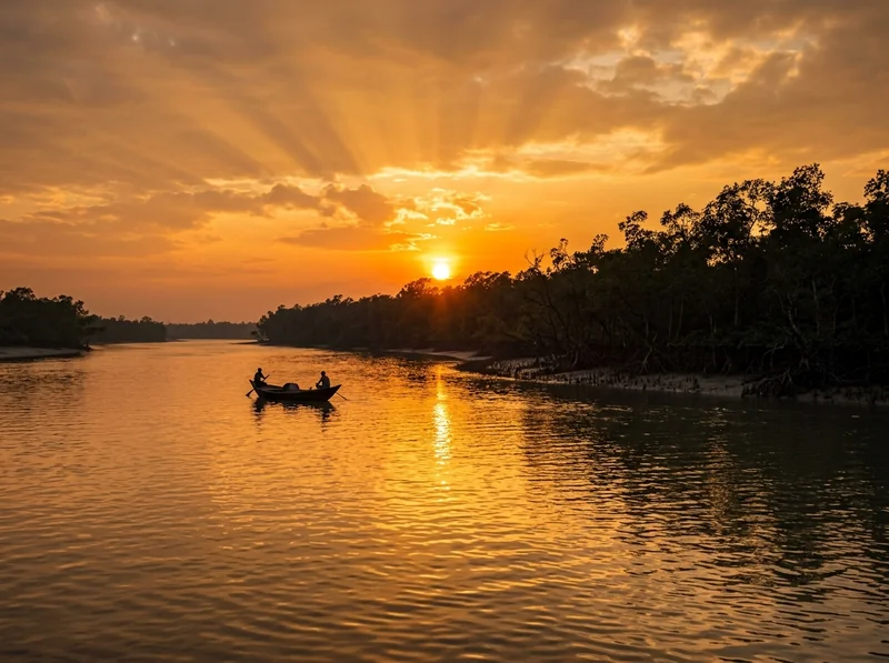 Sundarban River Sunset
