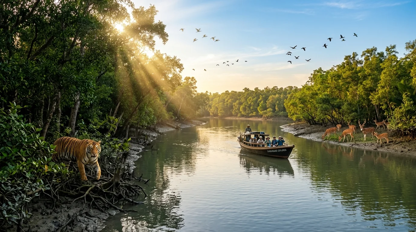Sundarban Mangrove Forest Wildlife River Safari